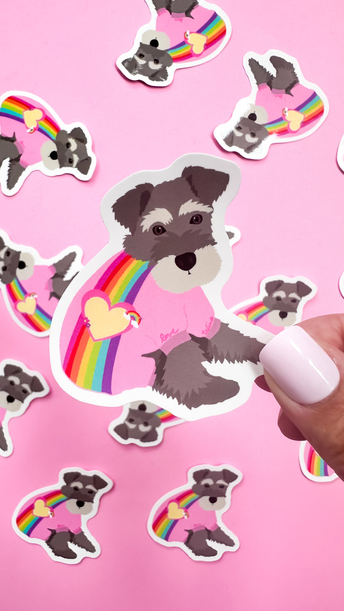 Miniature Schnauzer Pride Dog Sticker