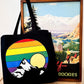 Mountain Sunrise Canvas Tote Bag