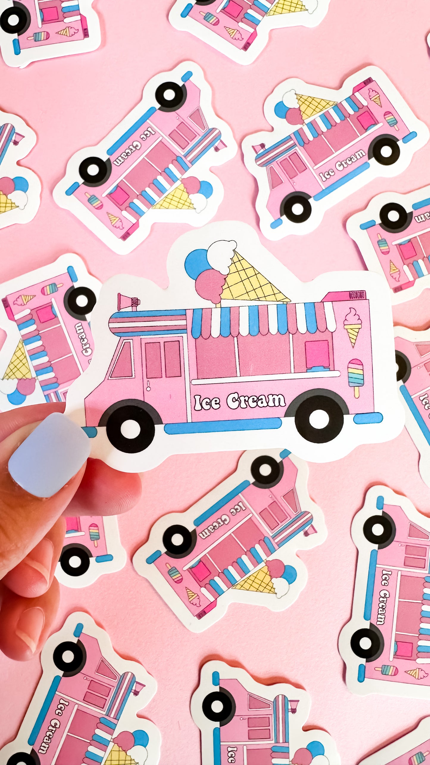 Transgender Ice Cream Truck Sticker
