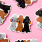 Poodle Pride Dog Sticker