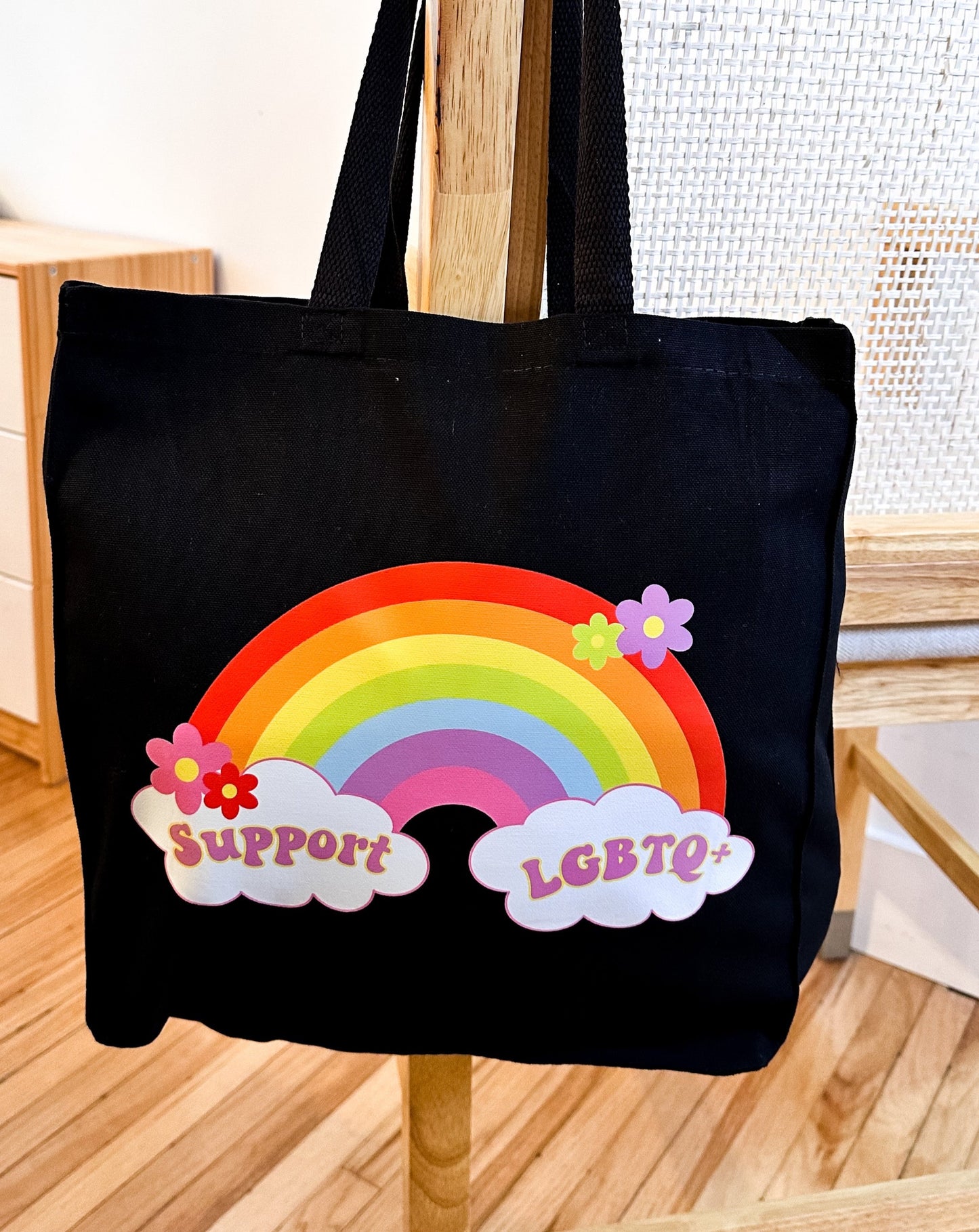 Support LGBTQ+ Canvas Tote Bag - Main Image