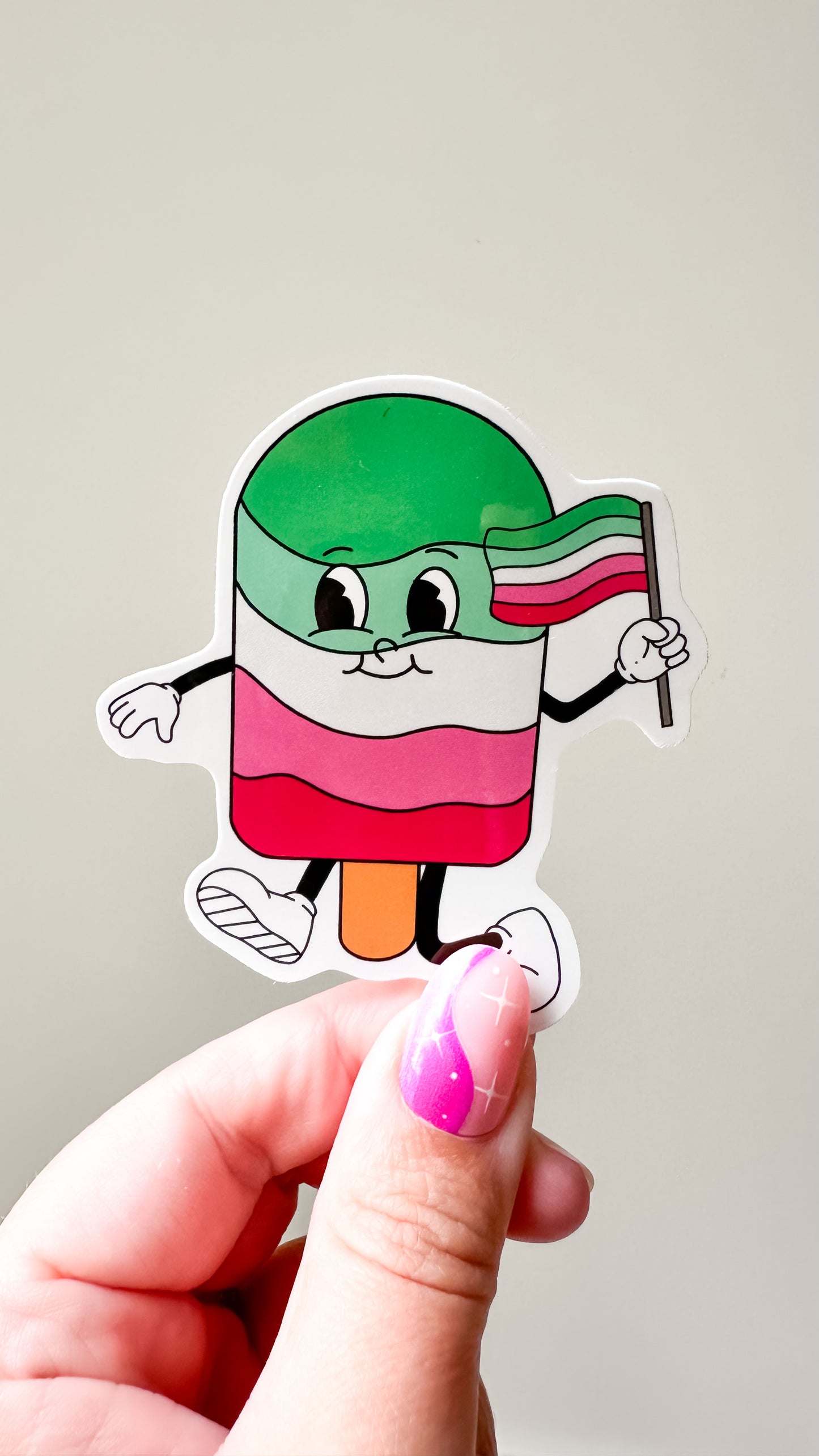 Abrosexual Popsicle Sticker