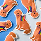 Golden Retriever Pride Dog Sticker