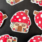 Fairy Mushroom Pride House Sticker