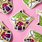 Fairy Village Bisexual Watering Can House Sticker