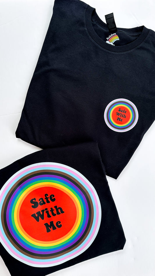 Safe with Me LGBTQ+ Unisex T-Shirt