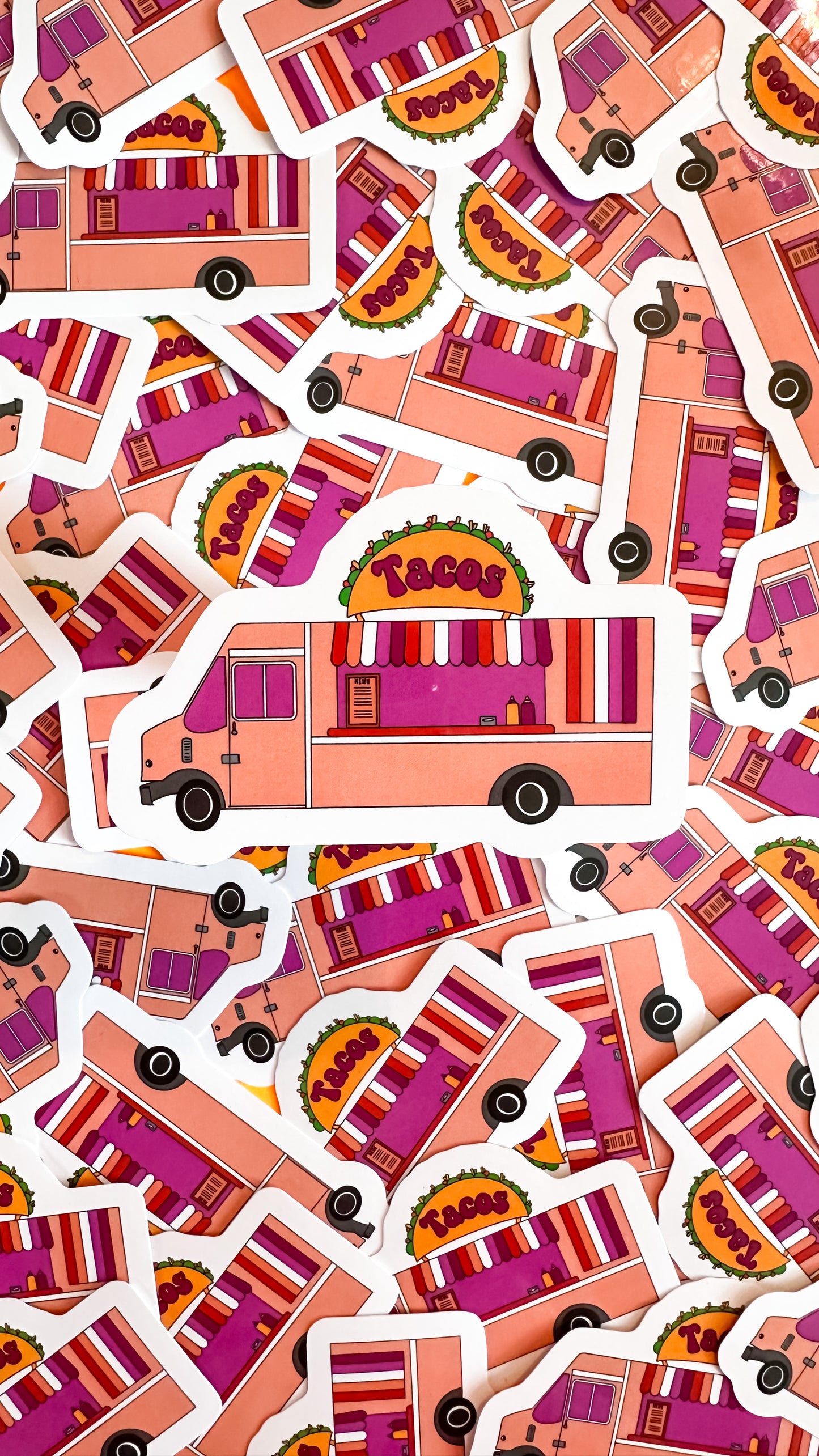 Lesbian Taco Food Truck Sticker