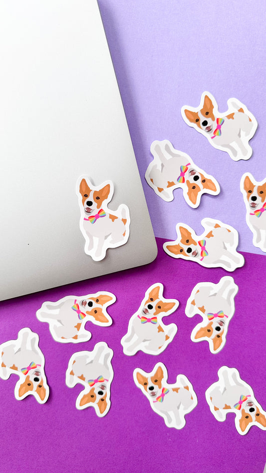 Jack Russel Pride Dog Sticker