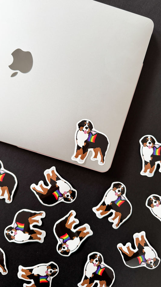 Bernese Mountain Dog Pride Sticker