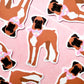 Boxer Pride Dog Sticker