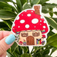 Fairy Mushroom Pride House Sticker