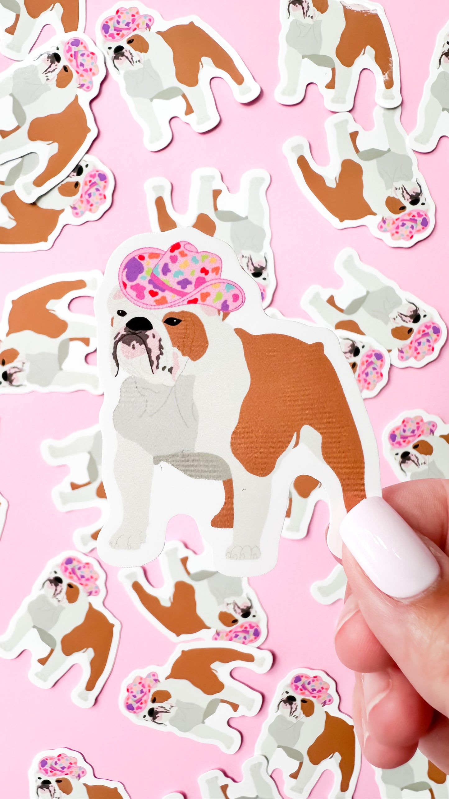 Bulldog Pride Dog Sticker