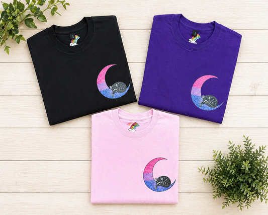 Bisexual Moon Unisex T-Shirt