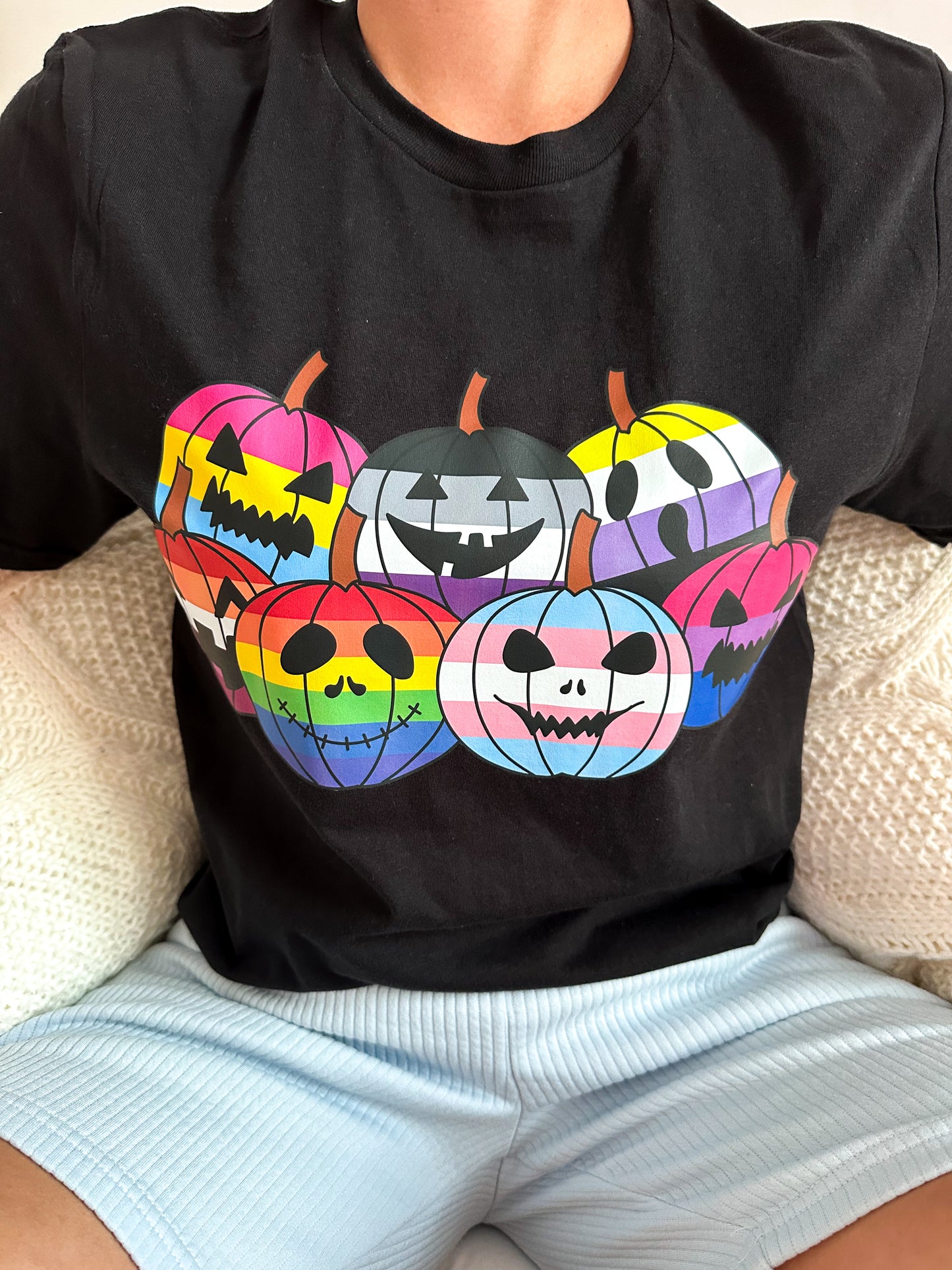 Pride Pumpkin Patch LGBTQ+ Unisex T-Shirt