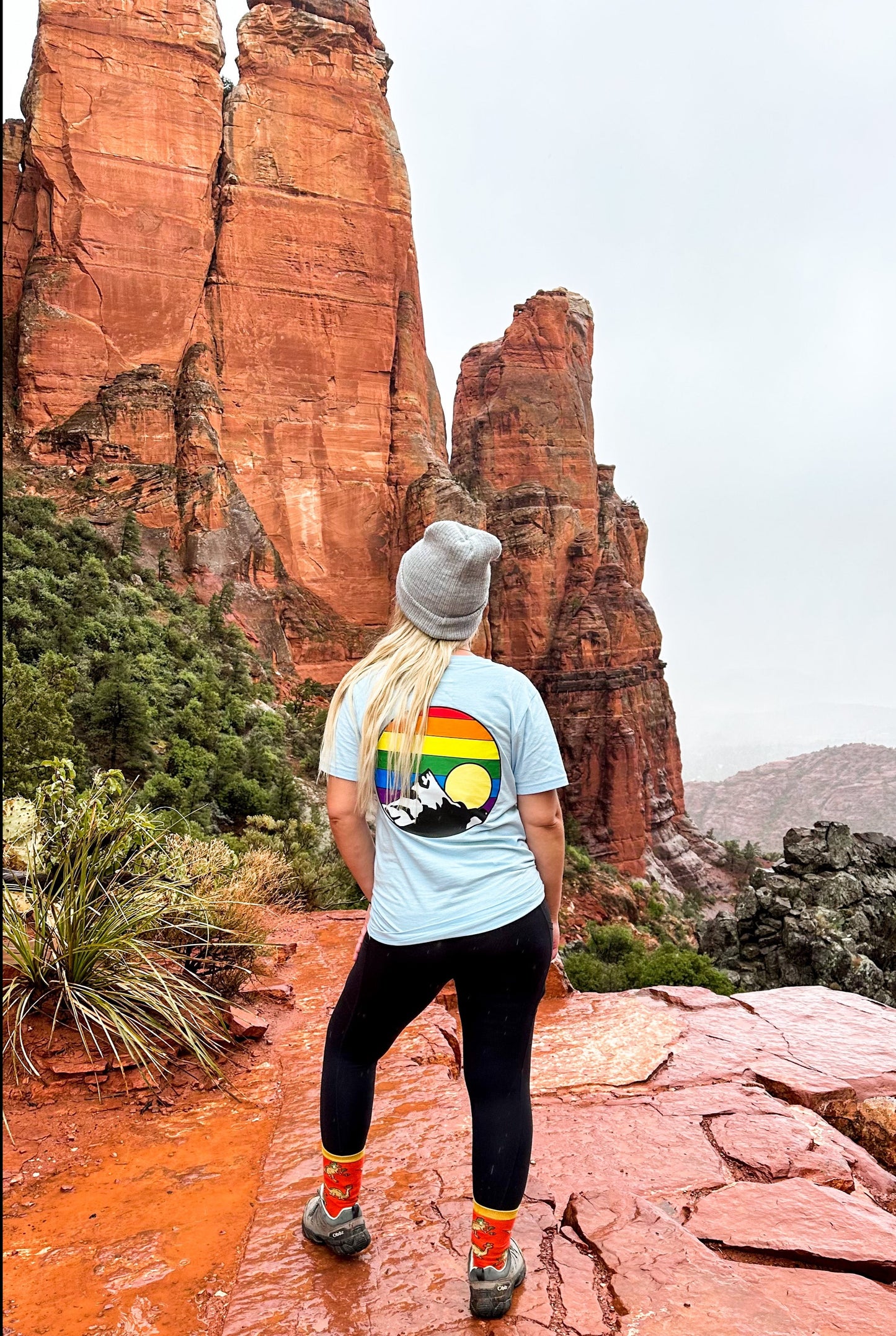 Mountain Sunrise LGBTQ+ Unisex T-Shirt