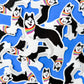 Husky Pride Dog Sticker