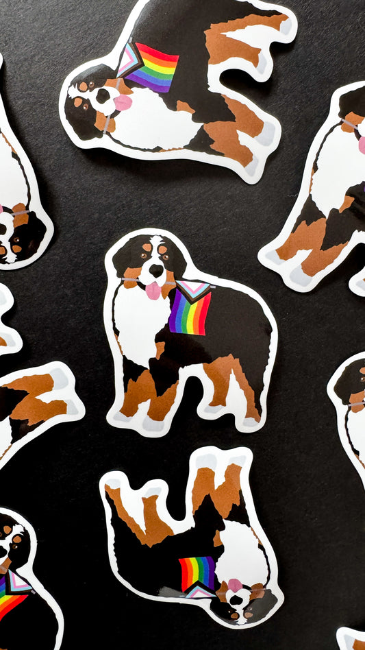 Bernese Mountain Dog Pride Sticker
