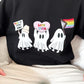 Spooky Ghost Pride Parade Unisex Crewneck