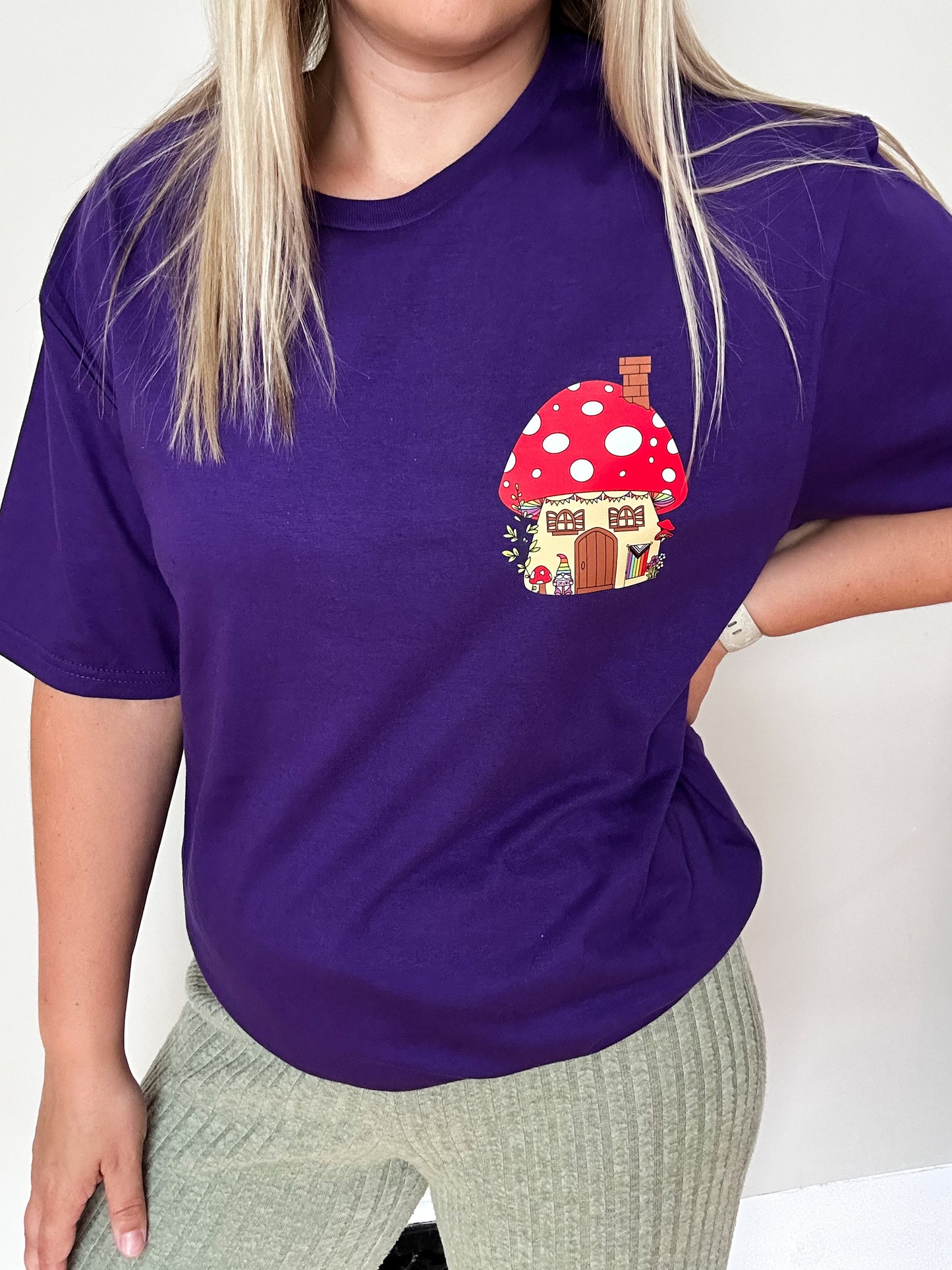 Fairy Mushroom Pride House Unisex T-Shirt