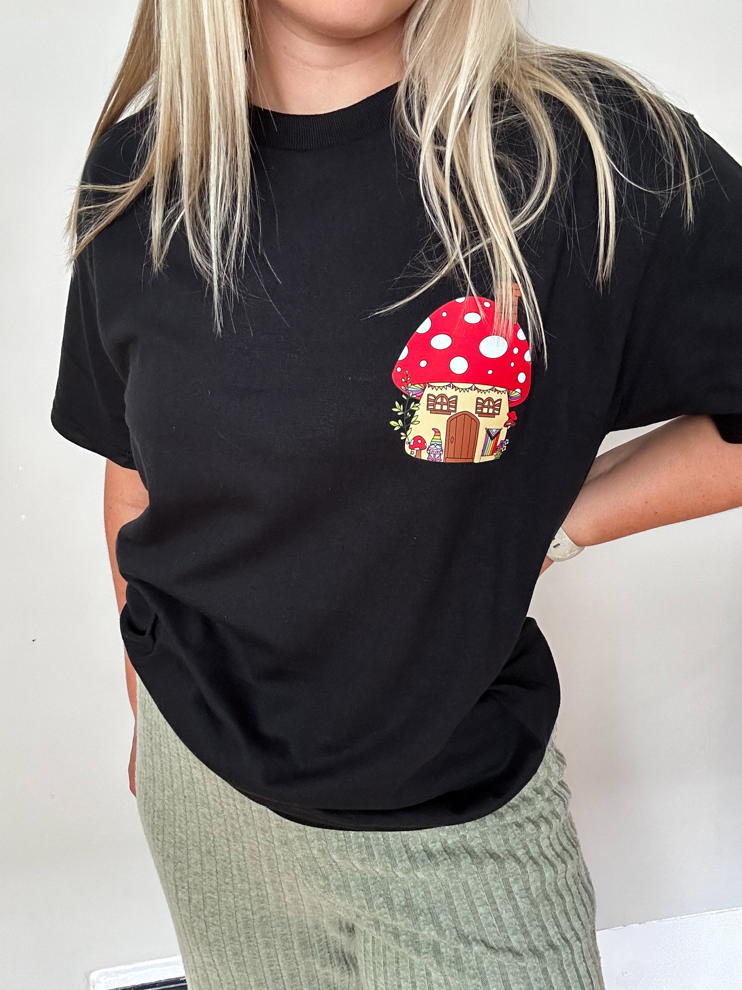 Fairy Mushroom Pride House Unisex T-Shirt
