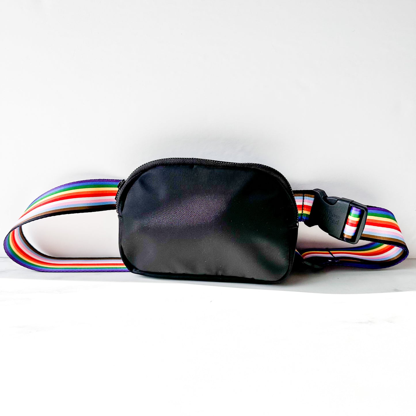 Rainbow Belt Bag - Black