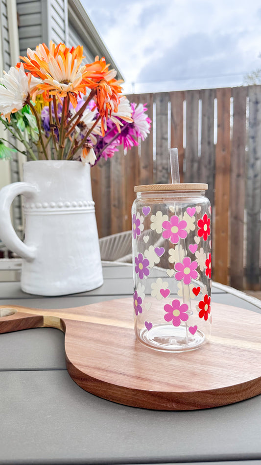 Flower Power Glass