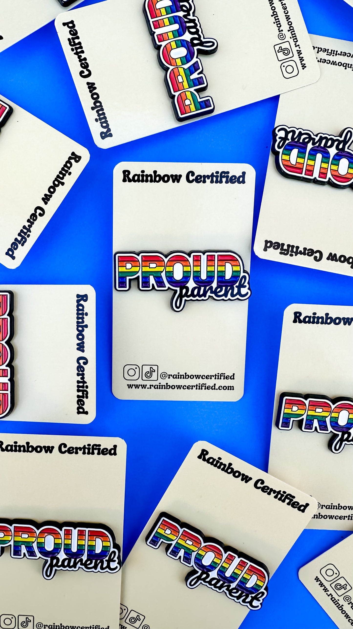 Proud Parent Rainbow LGBTQ+ Pin