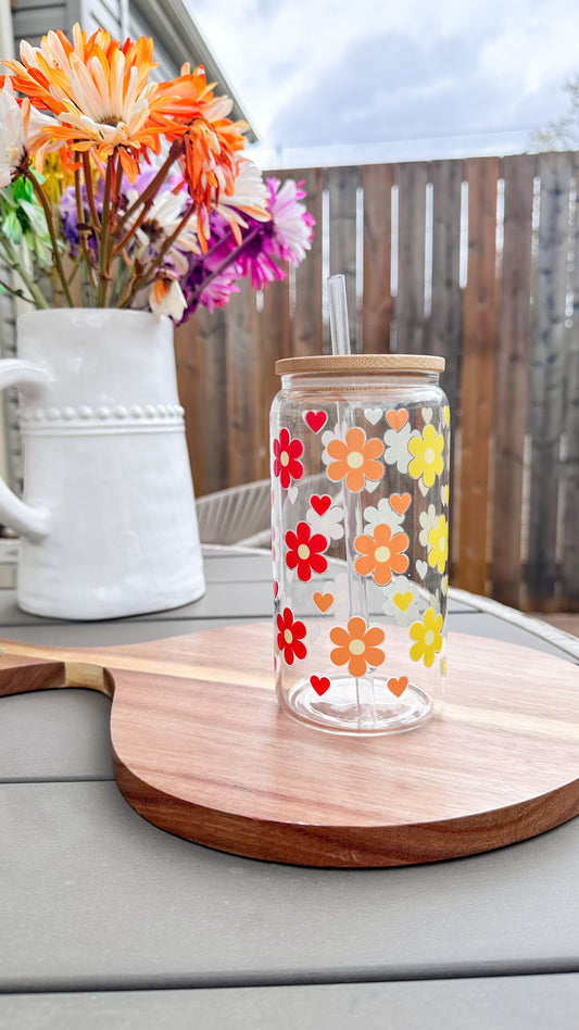 Flower Power Glass