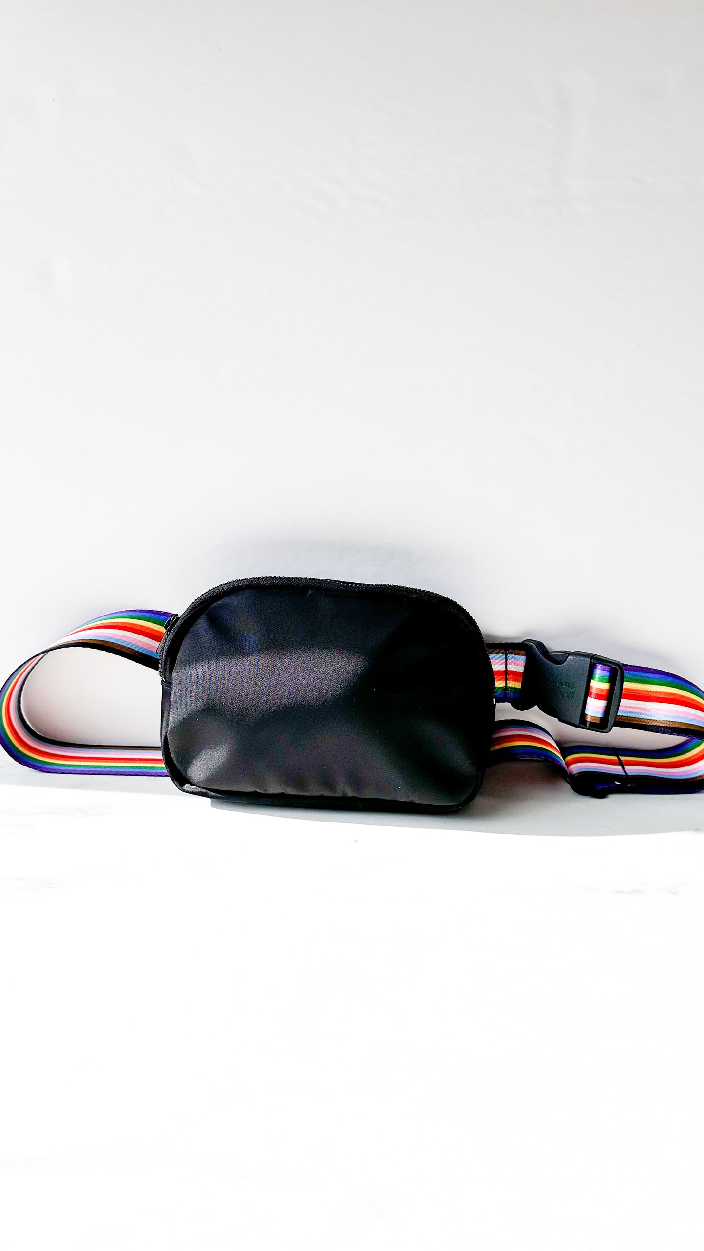 Rainbow Belt Bag - Black