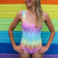 Rainbow Pride Popsicle Drip Swimsuit