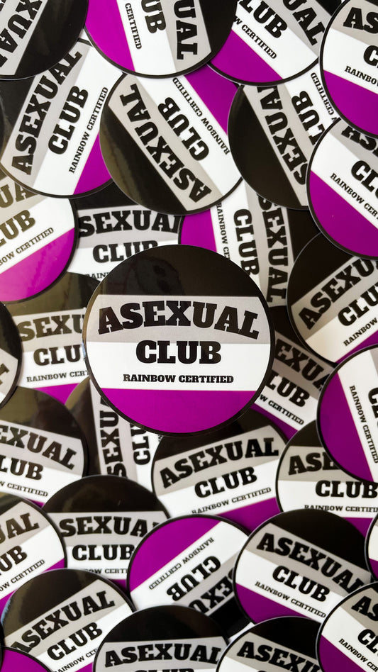 Asexual Pride Club Sticker