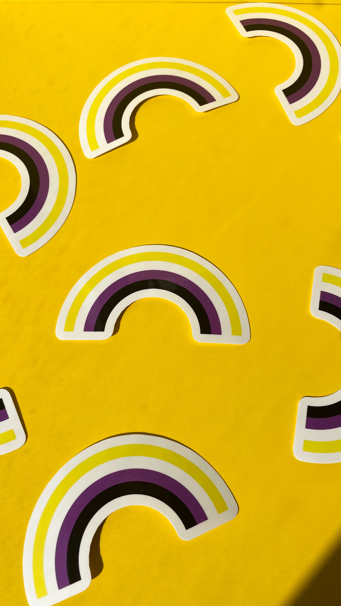 Non-Binary Rainbow Sticker