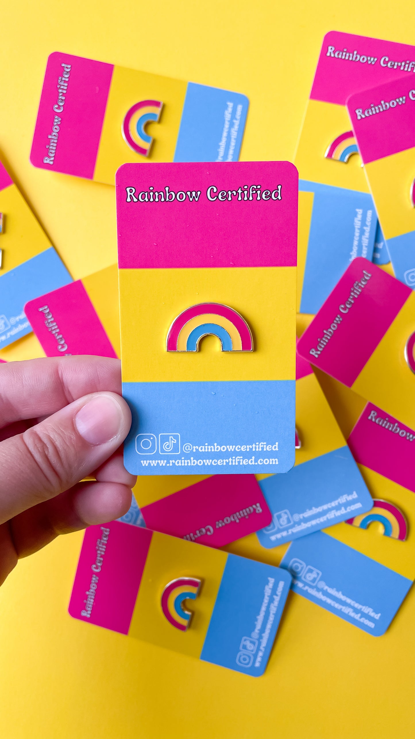 Pansexual LGBTQIA+ Rainbow Pin