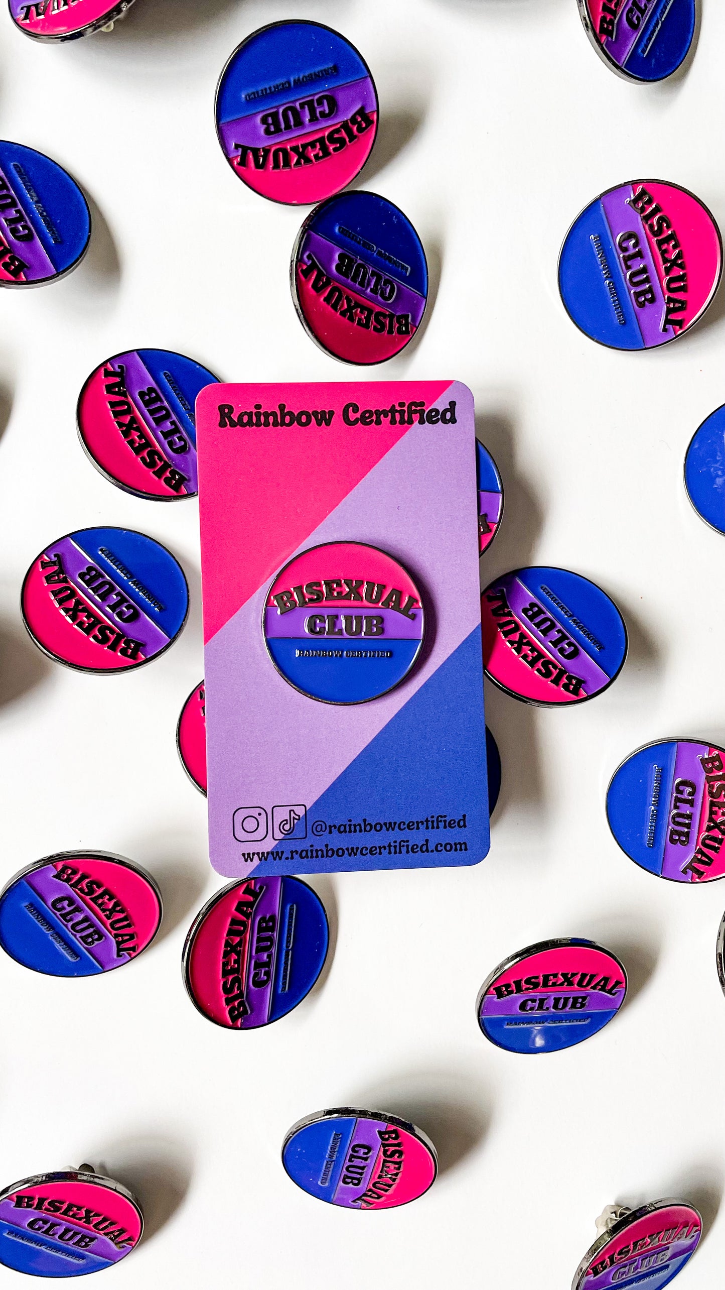 Bisexual Pride Club Pin