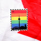 Toronto PRIDE Stamp Sticker