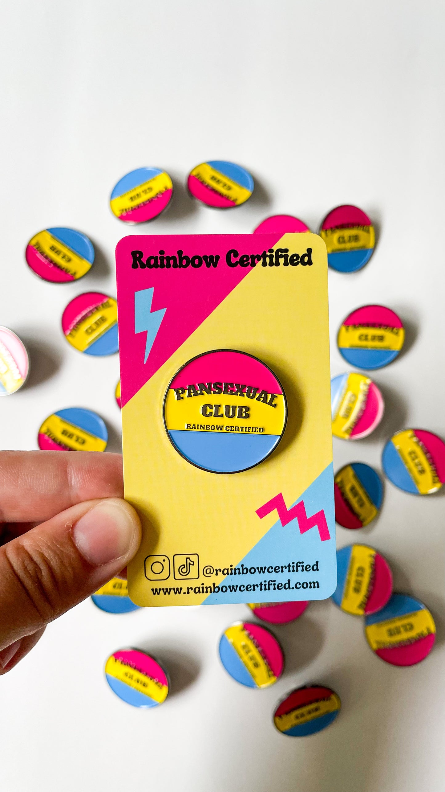 Pansexual Pride Club Pin