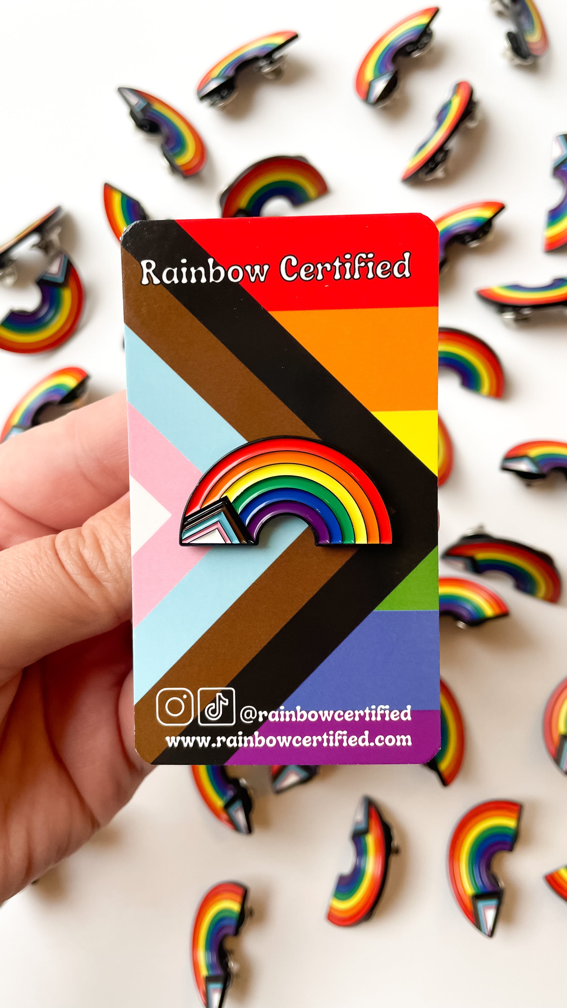 Progressive Rainbow Pin – Rainbow Certified