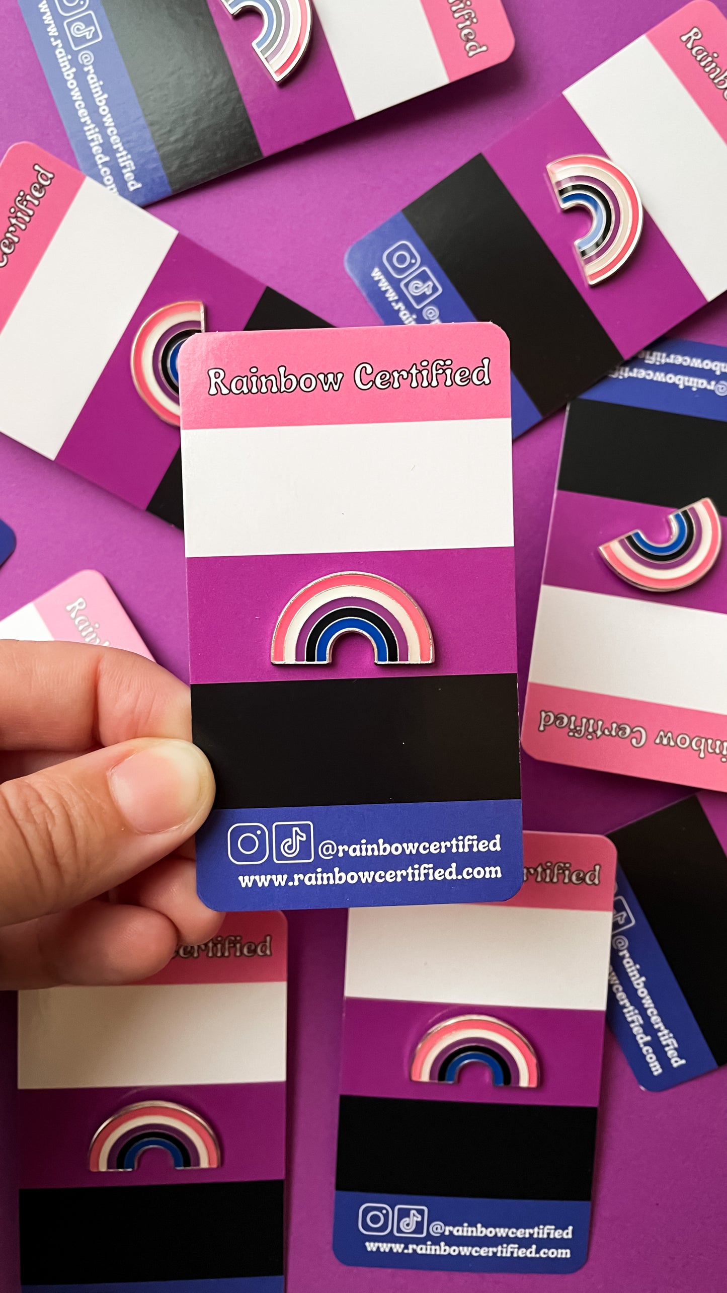 Genderfluid PRIDE Flag Rainbow Pin