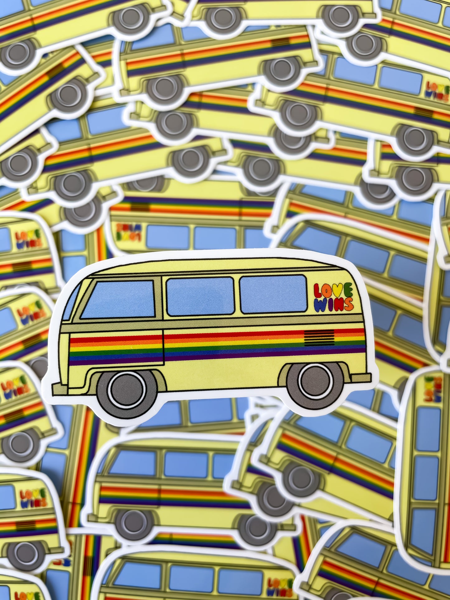 Love Wins Campervan Sticker