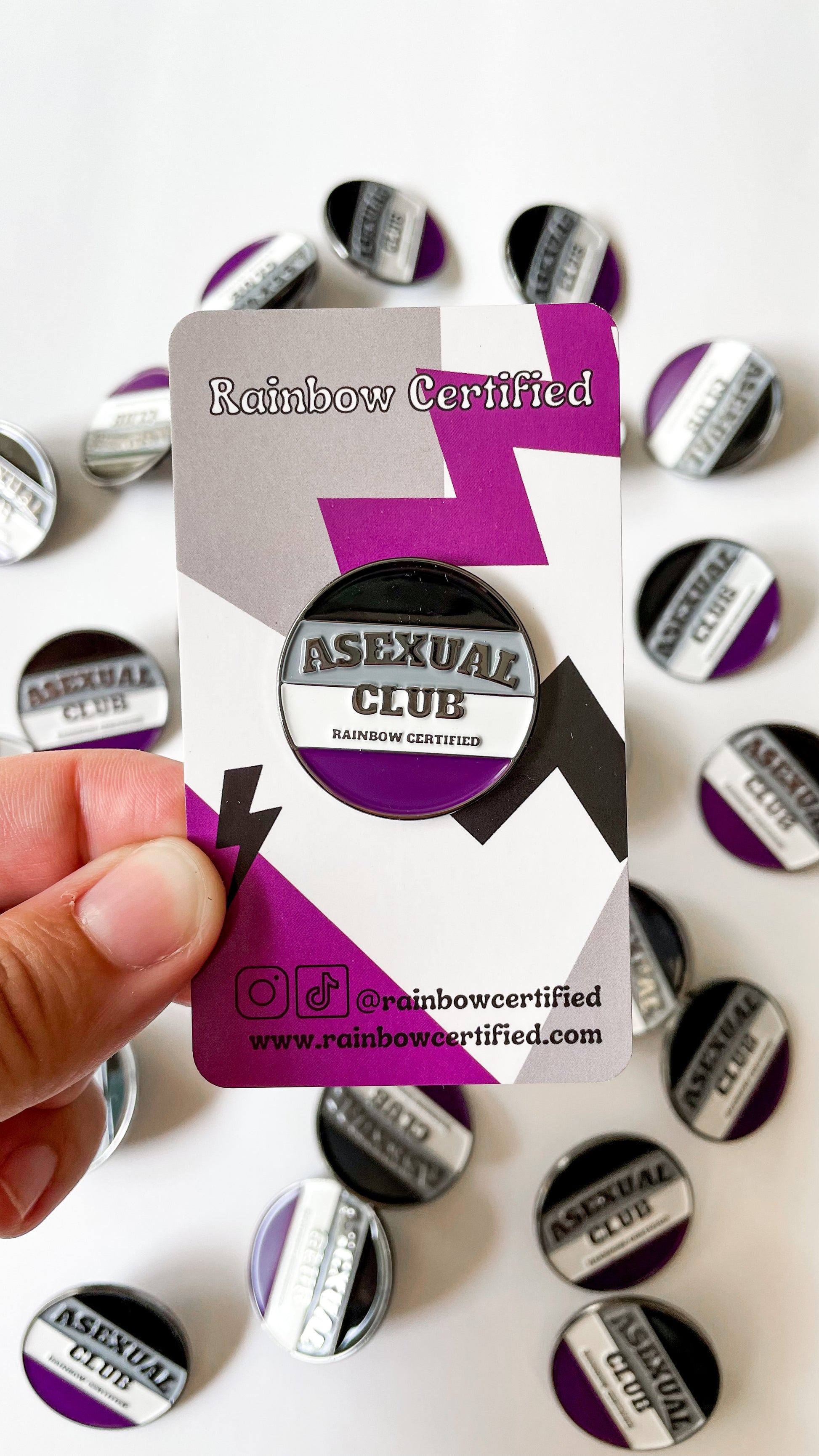 Asexual Pride Club Pin