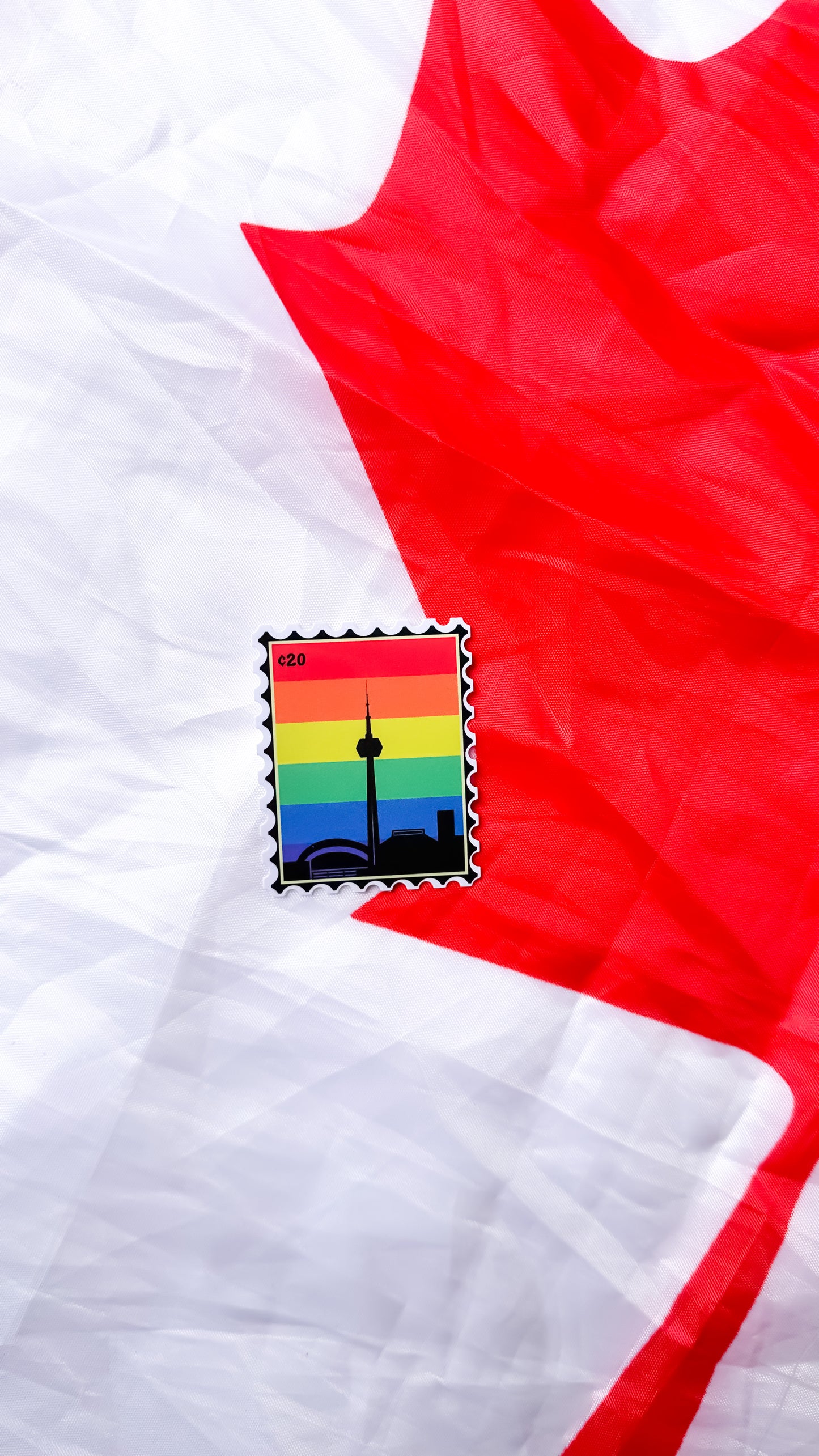 Toronto PRIDE Stamp Sticker