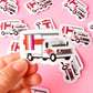 Lesbian Moving Truck Sticker