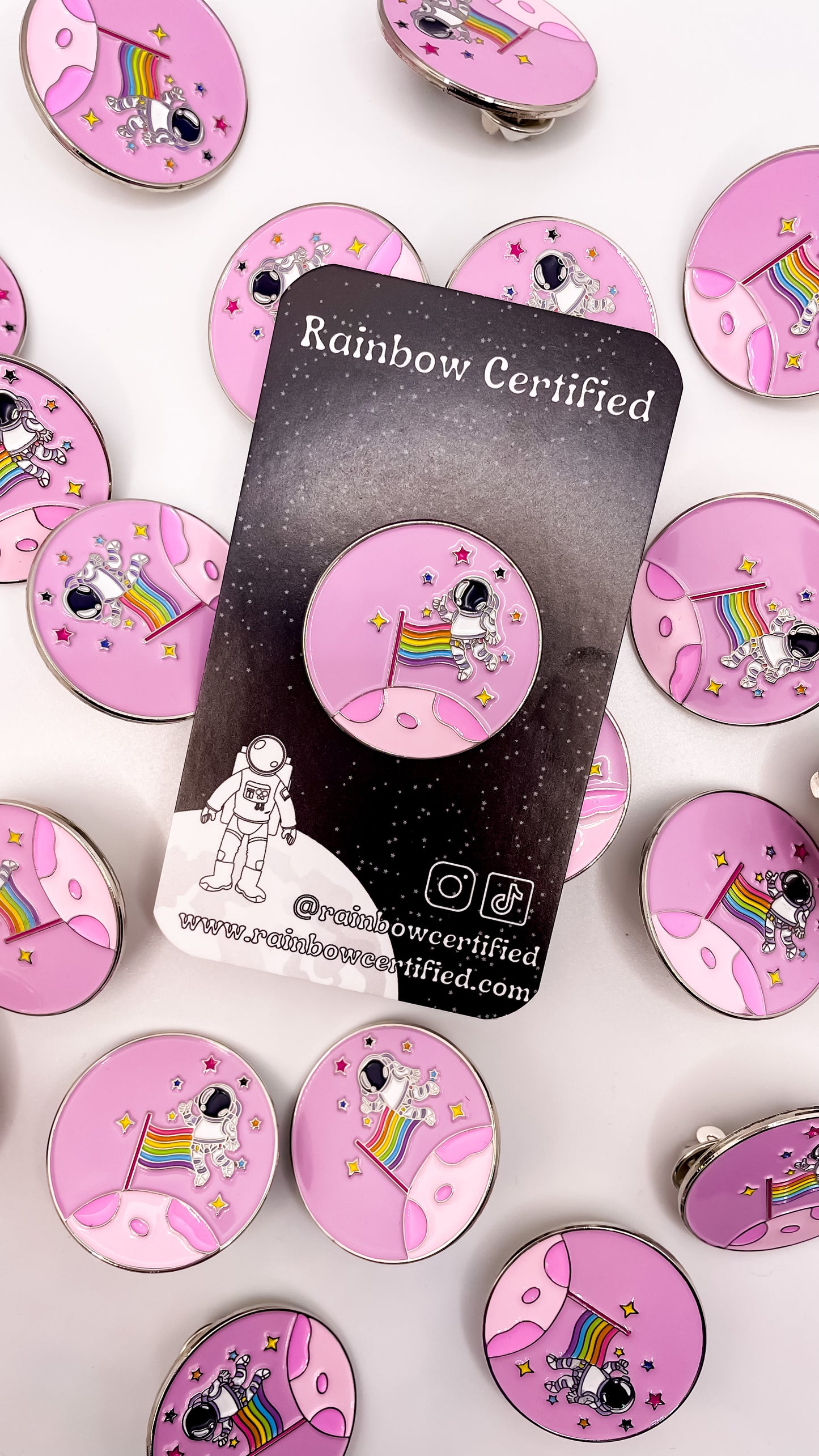 Moon Landing LGBTQ+ Enamel Pin