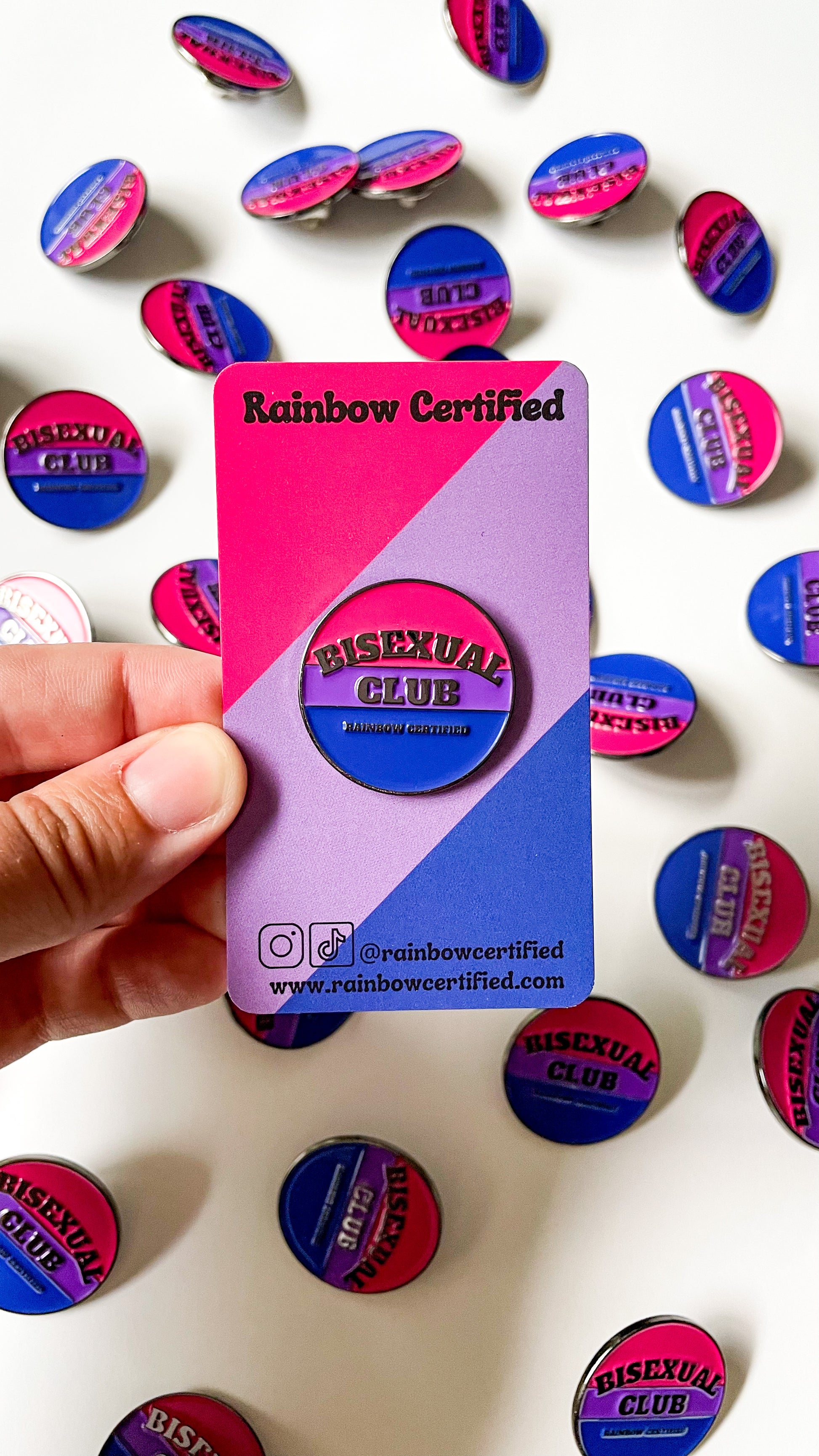 Bisexual Pride Club Pin