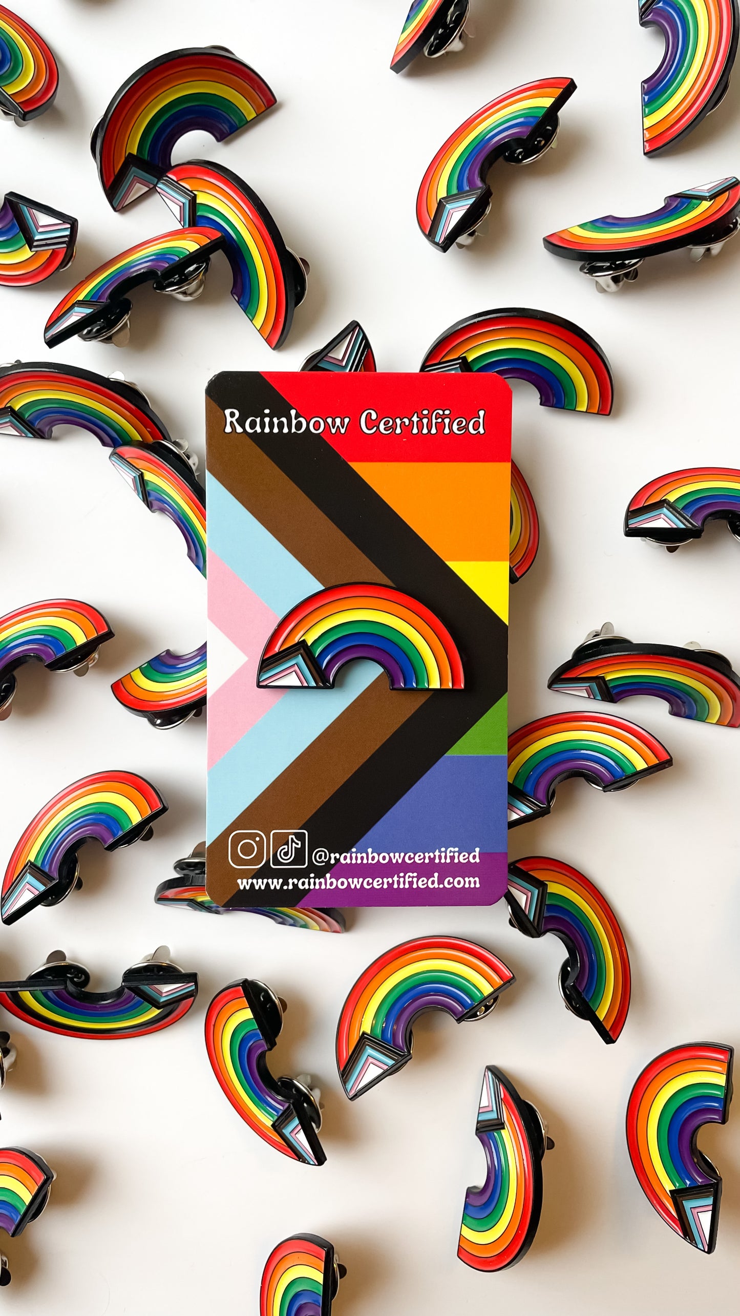 Progressive Rainbow Pin – Rainbow Certified